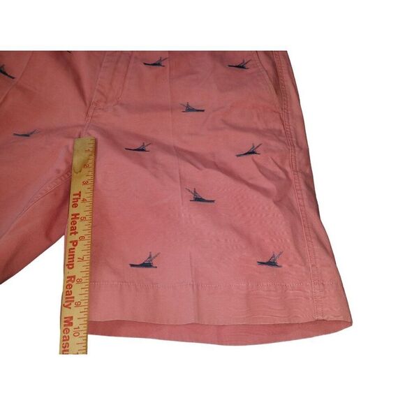 Vineyard Vines Island Short Chino Men Sz 36‎ Salmon Travel Summer Casualwear - Picture 6 of 10